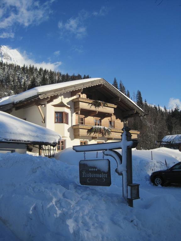 Ferienhaus Niedermoser Leogang Luaran gambar